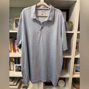 SALE: 3/$20 - NEW w/ tags - Men's Polo Shirt - 3XLT (Tall) - light blue pattern